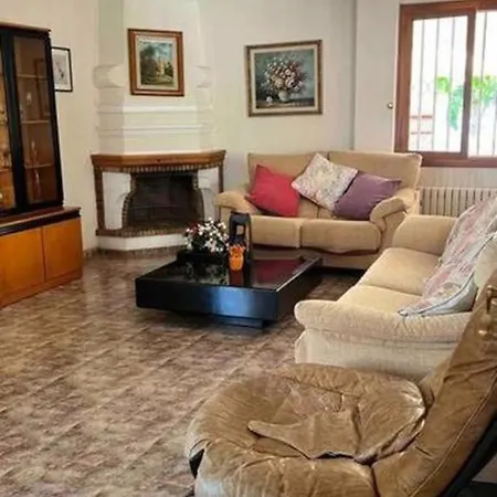Villa Iluminada Con Chimenea, Barbacoa Y Piscina Cerca Playa Elx